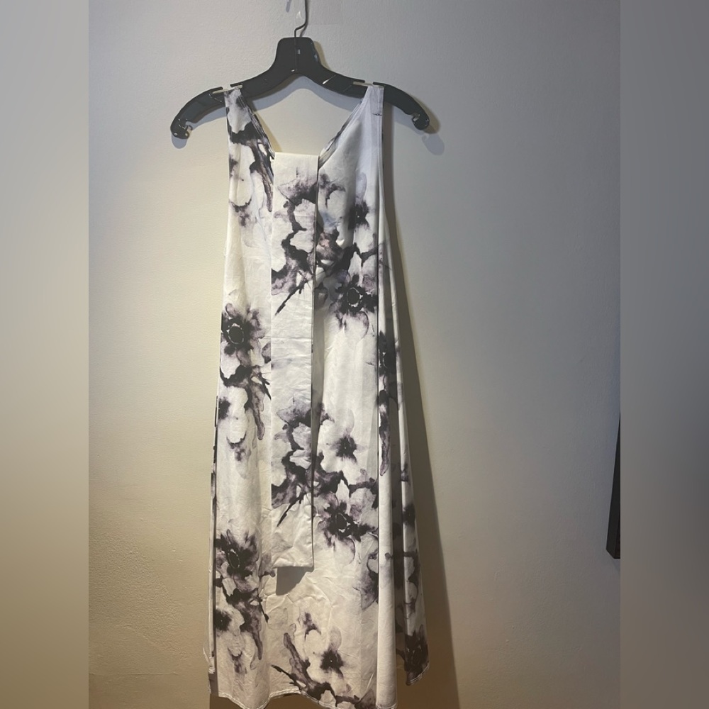 A- Line Dress Flowers